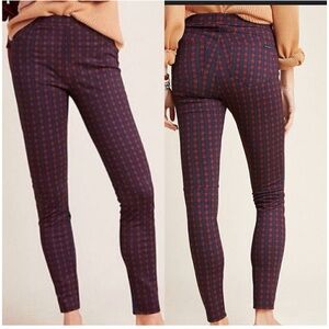 Sanctuary X Anthropologie Red & Blue
Plaid Finchley Leggings S